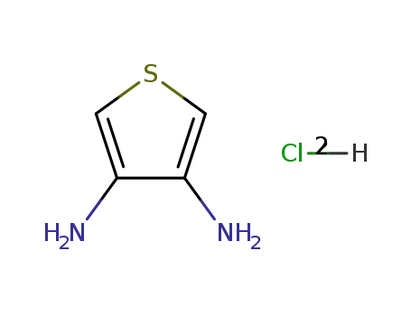 Molecular Structure of 90069-81-1 (3,4-DIAMINOTHIOPHENE DIHYDROCHLORIDE)