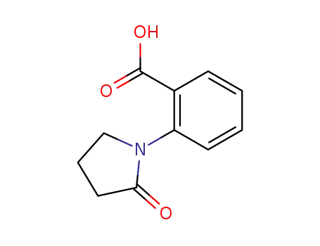 Molecular Structure of 41790-73-2 (2-(2-OXOPYRROLIDIN-1-YL)BENZOIC ACID)