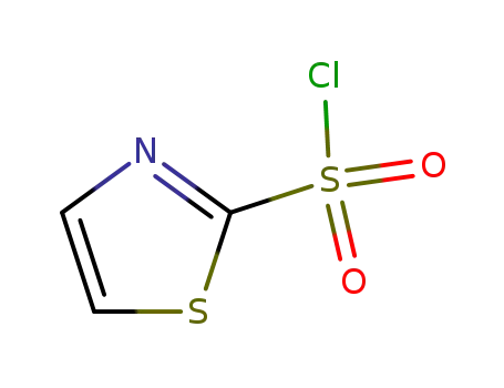 Molecular Structure of 100481-09-2 (2-Thiazolesulfonyl chloride)