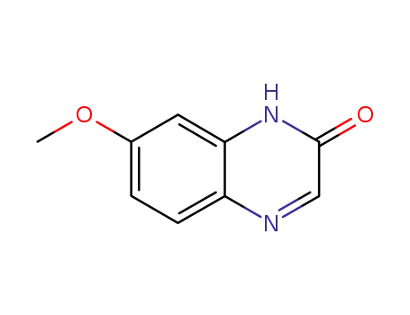 Molecular Structure of 55687-30-4 (2(1H)-Quinoxalinone,  7-methoxy-)