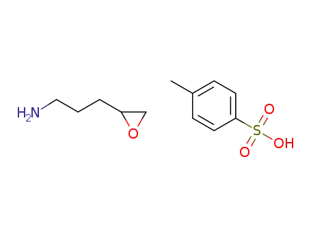 Molecular Structure of 1236459-35-0 (3-(oxiran-2-yl)propan-1-aminium 4-methylbenzenesulfonate)