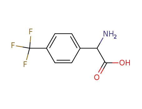 Molecular Structure of 142012-65-5 (4-(Trifluoromethyl)-DL-phenylglycine)