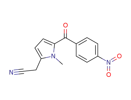 1H-Pyrrole-2-acetonitrile, 1-methyl-5-(4-nitrobenzoyl)-
