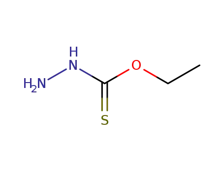 Molecular Structure of 4468-82-0 (O-ethyl hydrazinothiocarboxylate)