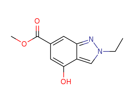 2H-Indazole-6-carboxylic acid, 2-ethyl-4-hydroxy-, methyl ester
