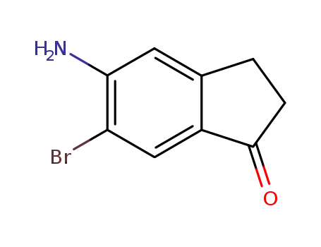 5-Amino-6-bromo-2,3-dihydro-1H-inden-1-one