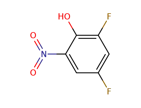 Molecular Structure of 364-31-8 (2,4-DIFLUORO-6-NITROPHENOL)