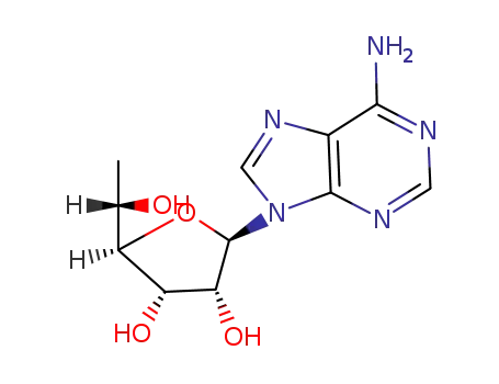 9-(6-deoxyhexofuranosyl)-9H-purin-6-amine