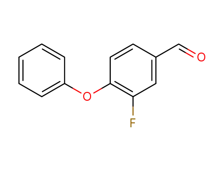 Molecular Structure of 887576-87-6 (3-Fluoro-4-phenoxy-benzaldehyde)