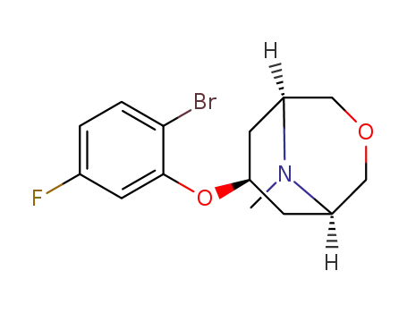 (1R,5S,7S)-7-(2-bromo-5-fluoro-phenoxy)-9-methyl-3-oxa-9-azabicyclo[3.3.1]nonane
