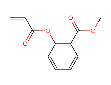 Molecular Structure of 4513-46-6 (Benzoic acid, 2-[(1-oxo-2-propenyl)oxy]-, methyl ester)