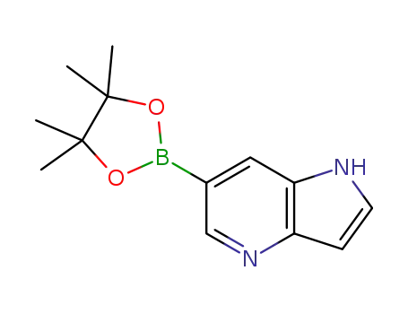 Molecular Structure of 1045855-91-1 (1H-Pyrrolo[3,2-B]pyridine-6-boronic acid pinacol ester)