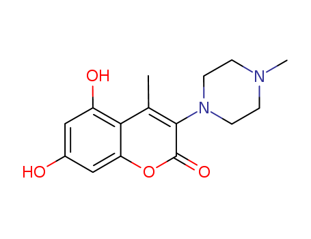 1209261-56-2,5,7-dihydroxy-4-methyl-3-(4-methylpiperazin-1-yl)-2H-chromen-2-one,5,7-dihydroxy-4-methyl-3-(4-methylpiperazin-1-yl)-2H-chromen-2-one