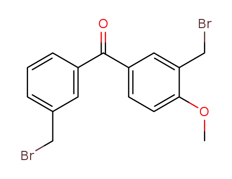 Molecular Structure of 299913-74-9 ([3-(bromomethyl)phenyl][3-(bromomethyl)-4-methoxyphenyl]ketone)