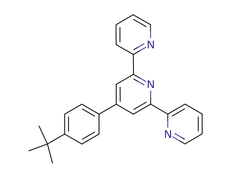 Molecular Structure of 157557-32-9 (2,2':6',2''-Terpyridine, 4'-[4-(1,1-dimethylethyl)phenyl]-)