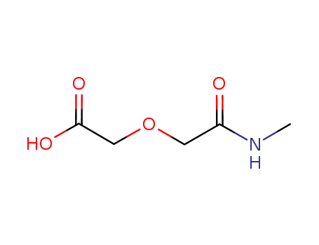 Molecular Structure of 63449-71-8 (2-(2-(methylamino)-2-oxoethoxy)acetic acid)
