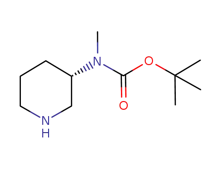 Molecular Structure of 309962-63-8 ((S)-3-N-Boc-3-(methylamino)piperidine)