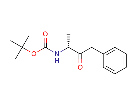 Molecular Structure of 1426421-61-5 (((R)-1-methyl-2-oxo-3-phenyl-propyl)-carbamic acid tert-butyl ester)