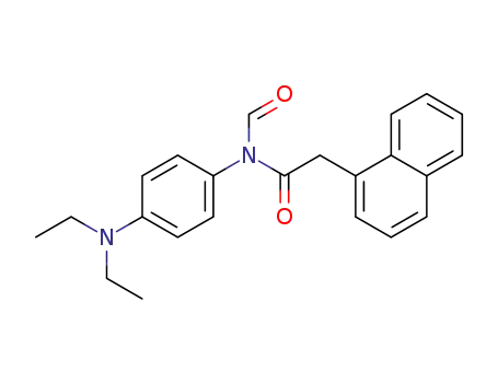 N-(4-(diethylamino)phenyl)-N-formyl-2-(naphthalen-1-yl)acetamide