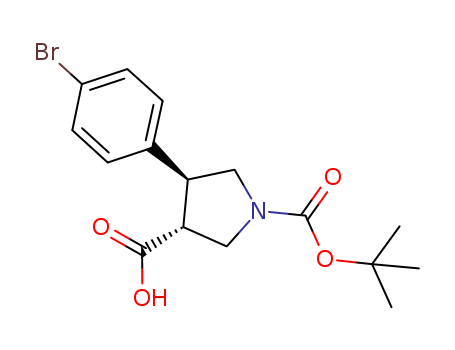 4-(4-BROMO-PHENYL)-PYRROLIDINE-1,3-DICARBOXYLIC ACID 1-TERT-BUTYL ESTER