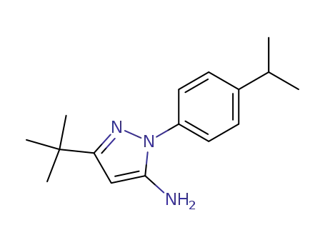 3-tert-butyl-1-[4-(propan-2-yl)phenyl]-1H-pyrazol-5-amine