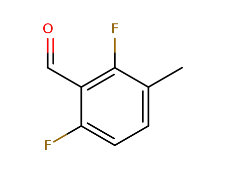 Molecular Structure of 261763-34-2 (Benzaldehyde,2,6-difluoro-3-methyl-)