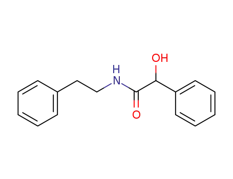 Molecular Structure of 4319-36-2 (Benzeneacetamide, a-hydroxy-N-(2-phenylethyl)-)