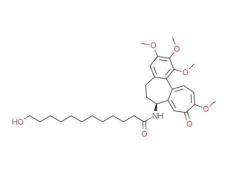 Molecular Structure of 1338797-58-2 (N-(12-hydroxydodecanoyl)-N-deacetylcolchicine)