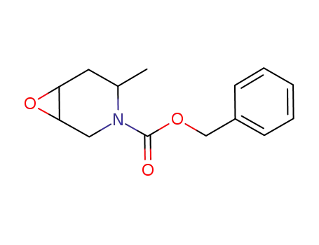 Molecular Structure of 1247884-03-2 (benzyl 4-methyl-7-oxa-3-azabicyclo[4.1.0]heptane-3-carboxylate)