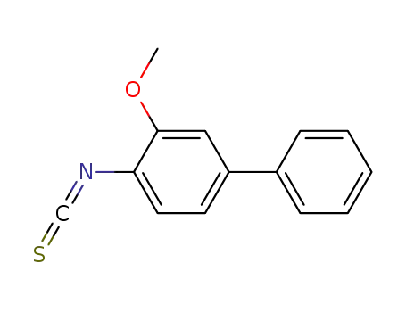 Molecular Structure of 1304028-65-6 (3-methoxybiphenyl-4-yl isothiocyanate)
