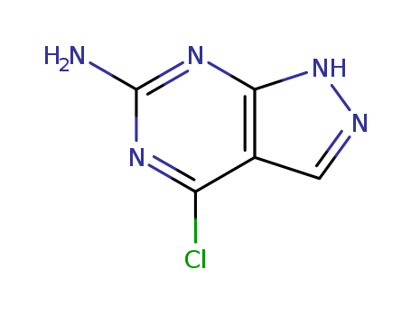 4-chloro-1H-pyrazolo [3,4-d] pyrimidin-6-amine