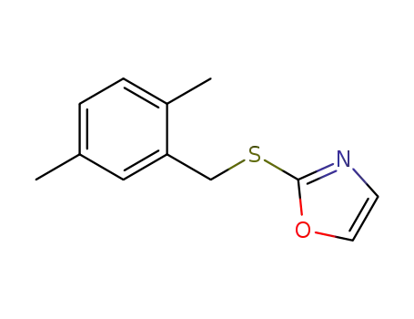 2-[(2,5-dimethylbenzyl)sulfanyl]-1,3-oxazole