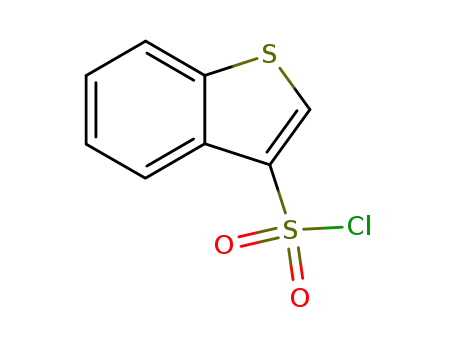 Molecular Structure of 18494-87-6 (1-Benzothiophene-3-sulfonyl chloride)