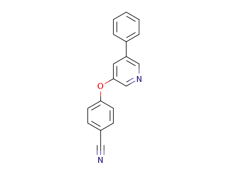 4-((5-phenyl-3-pyridinyl)oxy)benzonitrile