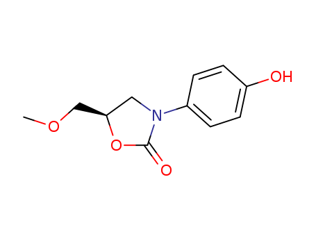 (R)-3-(4-HYDROXYPHENYL)-5-(METHOXYMETHYL)-2-OXAZOLIDINONE