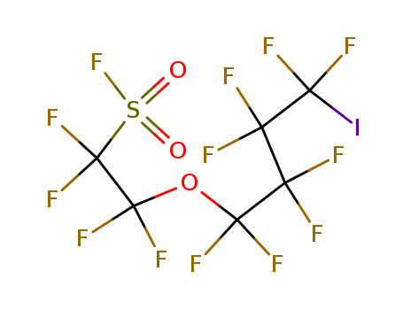 Ethanesulfonyl fluoride,1,1,2,2-tetrafluoro-2-(1,1,2,2,3,3,4,4-octafluoro-4-iodobutoxy)- 67990-76-5