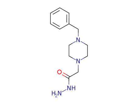 1-Piperazineaceticacid, 4-(phenylmethyl)-, hydrazide
