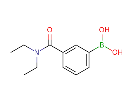 Molecular Structure of 237413-05-7 (3-(N,N-DIETHYLAMINOCARBONYL)PHENYLBORONIC ACID)
