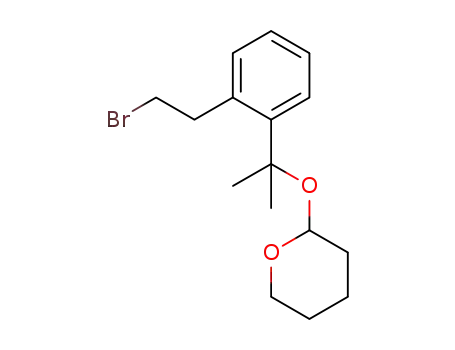 2-(2-ortho(2-bromoethyl)phenylpropyl)tetrahydropyran ether
