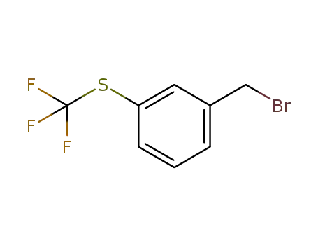 Molecular Structure of 213203-84-0 (3-(TRIFLUOROMETHYLTHIO)BENZYL BROMIDE)