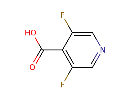 Molecular Structure of 903522-29-2 (3,5-Difluoropyridine-4-carboxylic acid)