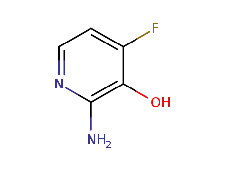 Molecular Structure of 1003710-90-4 (2-AMINO-4-FLUORO-3-HYDROXYPYRIDINE)