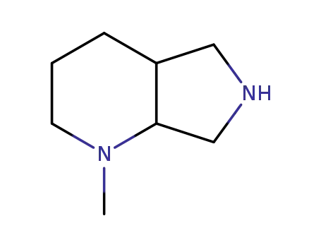 Molecular Structure of 128740-18-1 (1-Methyl-octahydropyrrolo[3.4-b]pyridine)