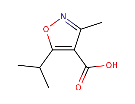 Molecular Structure of 90087-36-8 (5-ISOPROPYL-3-METHYLISOXAZOLE-4-CARBOXYLIC ACID)