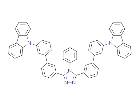 9,9'-(3',3-(4-phenyl-4H-1,2,4-triazole-3,5-diyl)bis(biphenyl-3',3-diyl))bis(9H-carbazole)