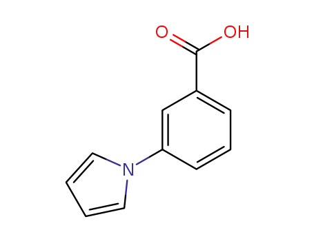 Molecular Structure of 61471-45-2 (3-(1H-PYRROL-1-YL)BENZOIC ACID)