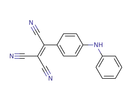 Molecular Structure of 59223-17-5 (Ethenetricarbonitrile, [4-(phenylamino)phenyl]-)