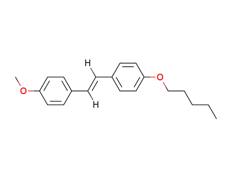 Molecular Structure of 35135-43-4 (1-methoxy-2-{(E)-2-[4-(pentyloxy)phenyl]ethenyl}benzene)