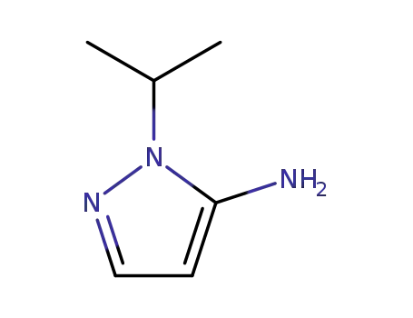 Molecular Structure of 3524-16-1 (1-ISOPROPYL-1H-PYRAZOL-5-AMINE)