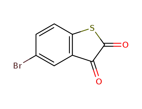 Molecular Structure of 50891-90-2 (5-bromobenzo[b]thiophene-2,3-dione)